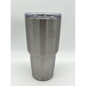 Yeti Rambler Stainless Steel  Gray 30 Oz  Tumbler